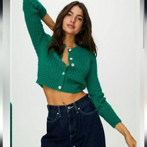 Nwot Cream Color Wilfred cropped cardigan